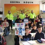 Öğrencilere trafik eğitimi