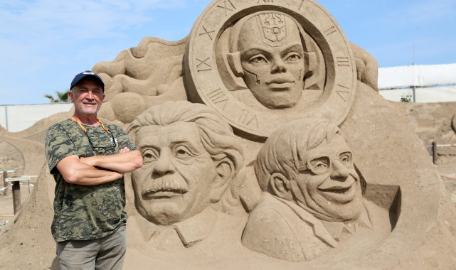 'Zaman Yolculuğu' temalı Kum Heykel Festivali başlıyor
